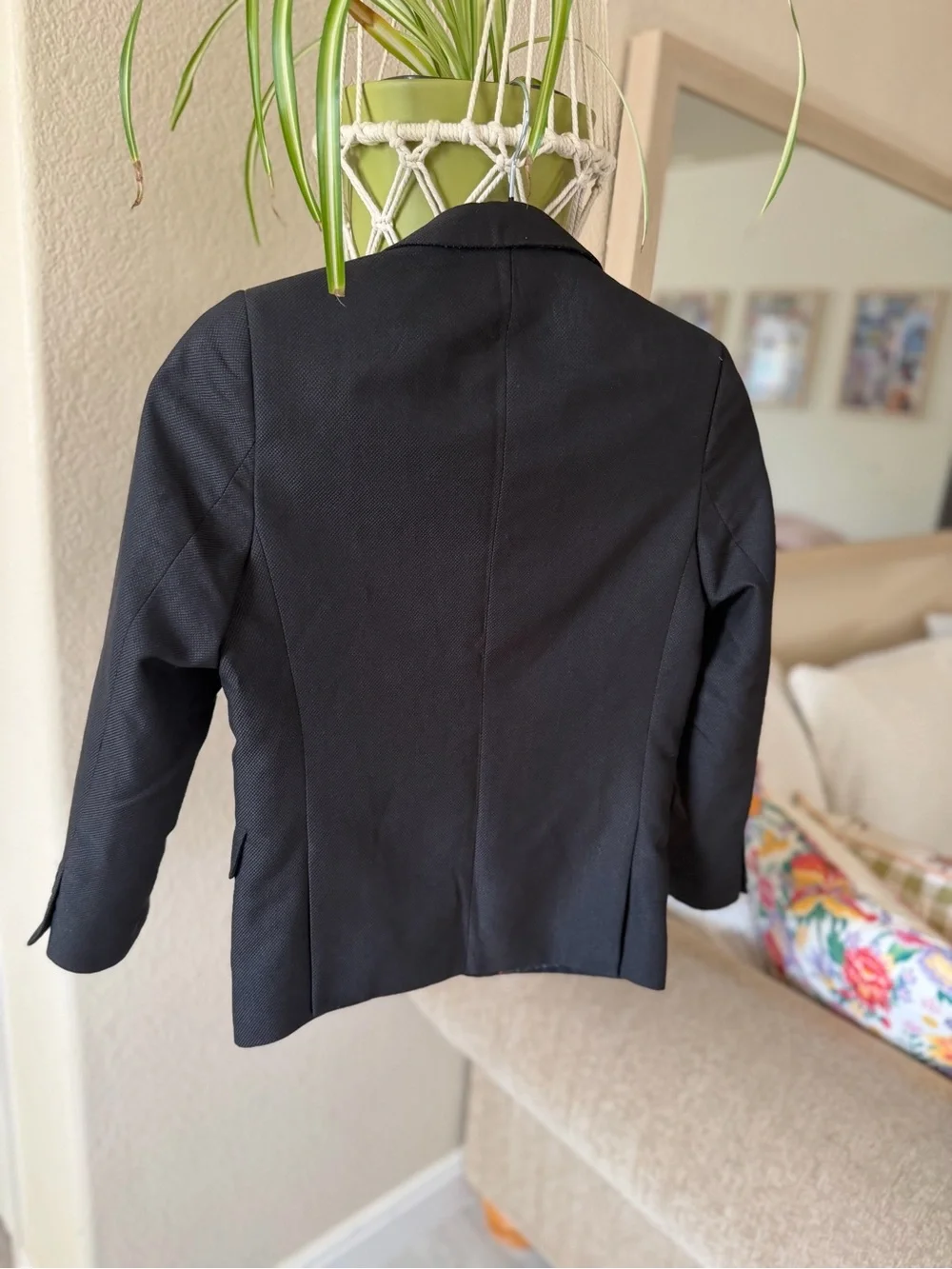 Kids Bocaccio Uomo Black Two-Button Blazer - Classic Tailored Jacket
